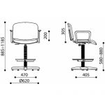 ISO GTP RING BASE STOPKI krēsls