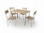 Ralph komplekts galds + 4 krēsli