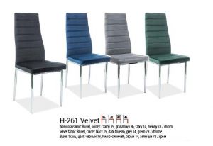 H261 Velvet krēsls ― Krēslu veikals Bruņinieku 98,Rīga, 10.00-18.00, tālr.67205028, 29104805