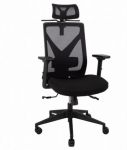 Biroja krēsls MIKE black, 64x65xH110-120cm