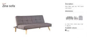 Zina sofa dīvāns - gulta ― Krēslu veikals Bruņinieku 98,Rīga, 10.00-18.00, tālr.67205028, 29104805